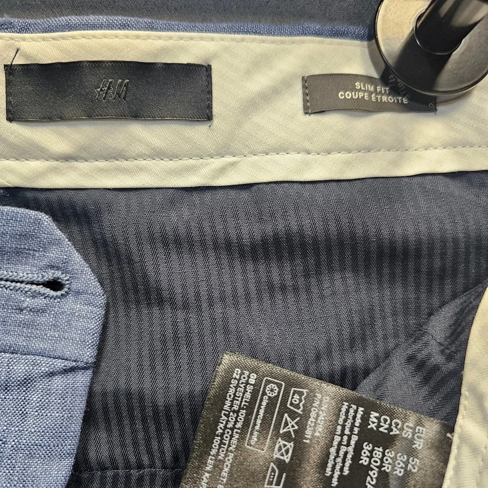 H&M blue 100%